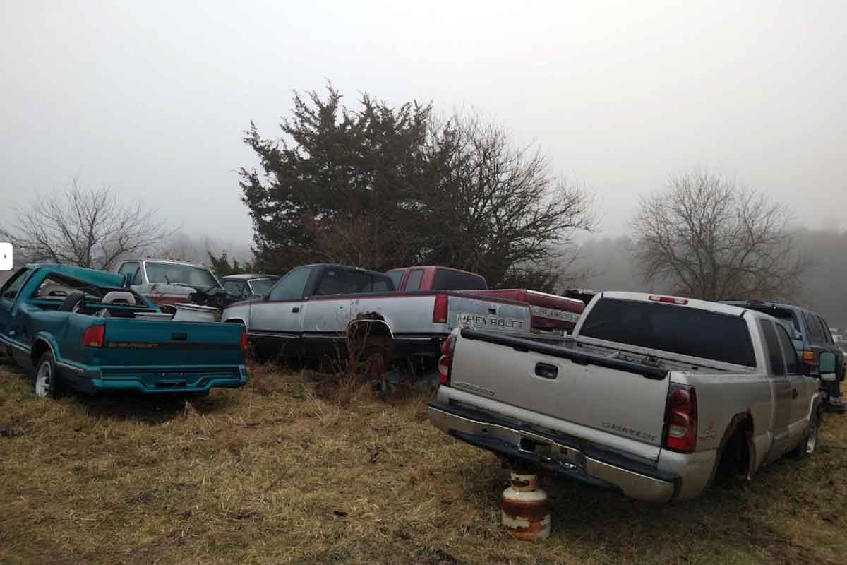 Pollard Salvage Yard at 29760 500th St, Russell, IA 50238