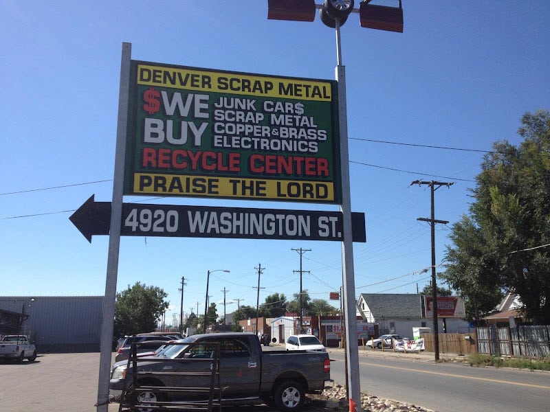 Denver Scrap Metal Recycle Center Salvage yard at 4920 Washington St