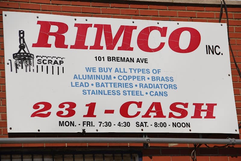 Rimco Scrap Metal Recycling center at 101 Bremen Ave